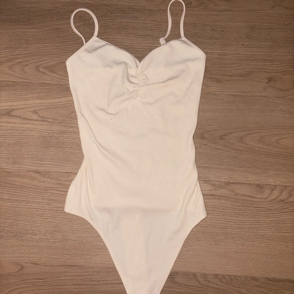 American Eagle Beige Bodysuit